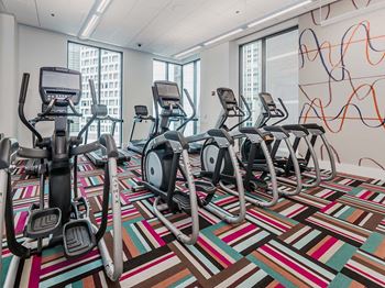 Fitness Center with Updated Equipment at State & Chestnut Apartments, 60610, IL 